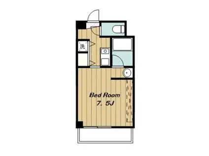 マジェスティービル(ワンルーム/3階)の間取り写真