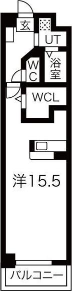 セントウェスティン(ワンルーム/5階)の間取り写真
