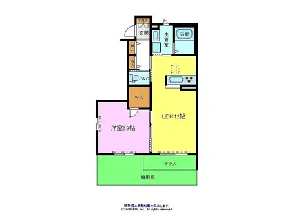 シャーメゾントモ(1LDK/1階)の間取り写真