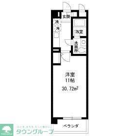 フォンターナ相模大野(1K/3階)の間取り写真