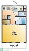 CS27 IRISAWA(1K/3階)の間取り写真