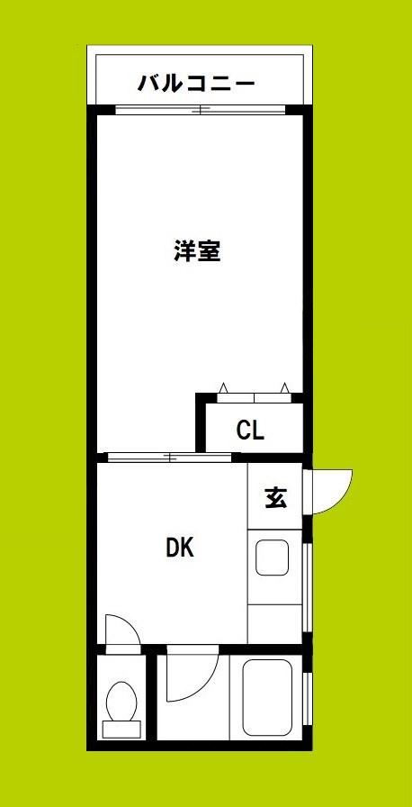 リアライズ上新庄豊新(1DK/4階)の間取り写真