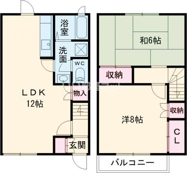 フィルコートB(2LDK/1階)