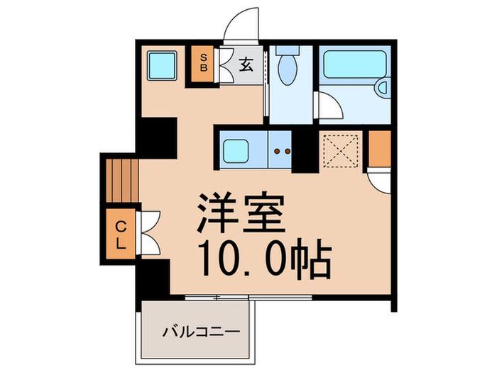 D`クラディア イヴァン初台(ワンルーム/3階)の間取り写真