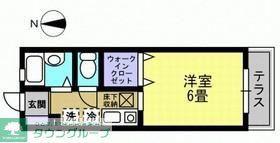 プレジール21(1K/1階)の間取り写真