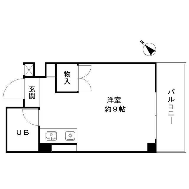 ア・フィットプレイス住吉(ワンルーム/3階)の間取り写真