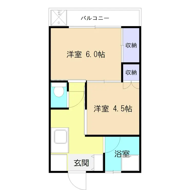 イサムビル 2階階 間取り