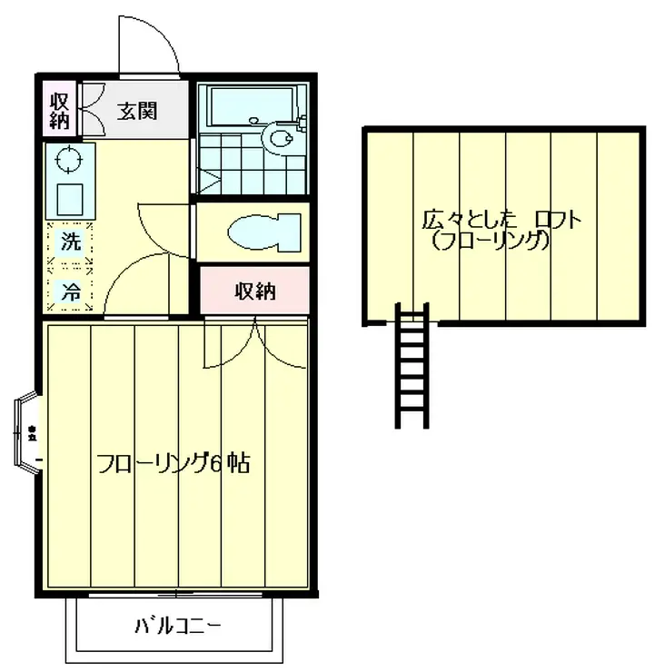 第2小金井サニーハイツ 2階階 間取り