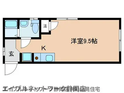 NOVIA BLANCA(ワンルーム/3階)の間取り写真