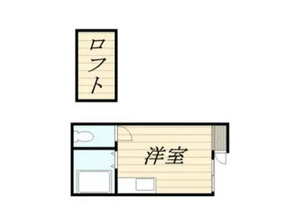 ソフィ21筑紫通(ワンルーム/2階)の間取り写真