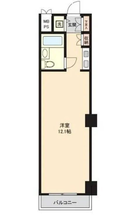 藤和ハイタウン新宿 4階階 間取り