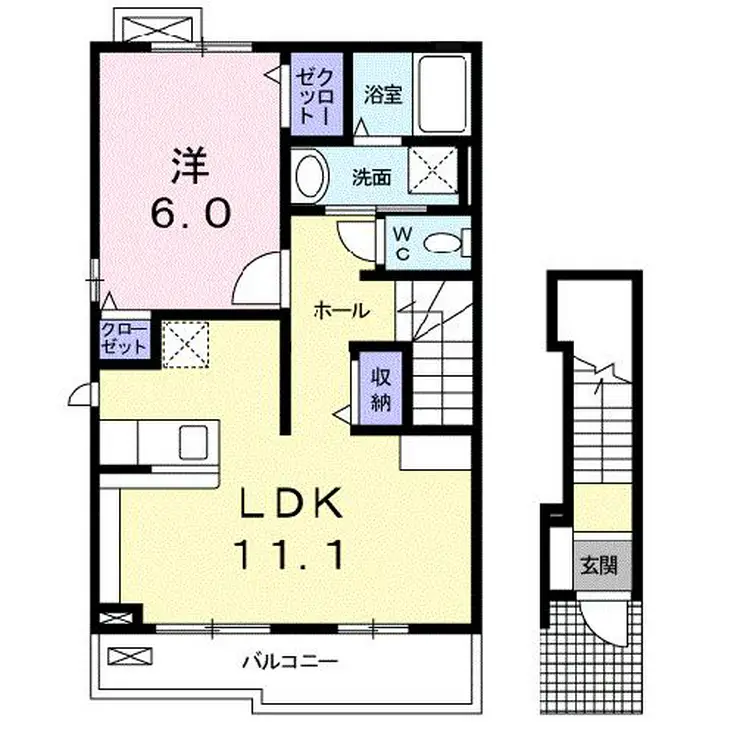 一榮サンパークA 2階階 間取り