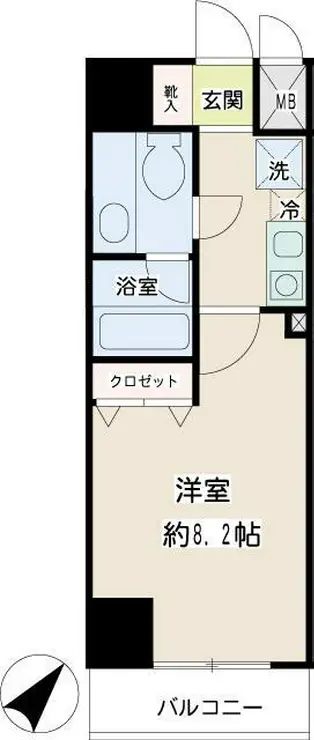 コニファー新子安 3階階 間取り