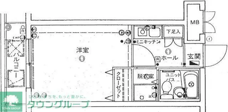 ガラ・ステージ武蔵小金井 2階階 間取り