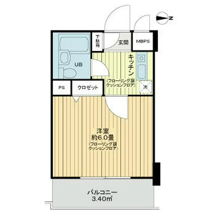 ライオンズマンション練馬第2 4階階 間取り