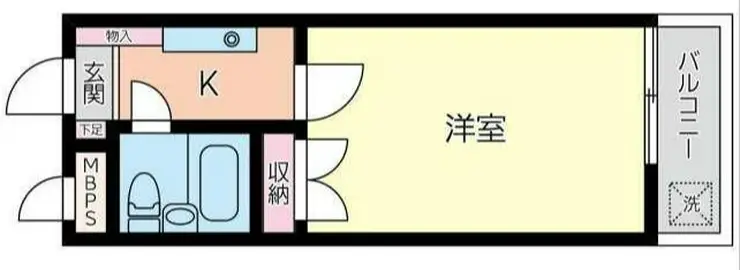 レオパード白楽 1階階 間取り