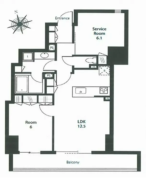 ステイシス町屋 3階階 間取り