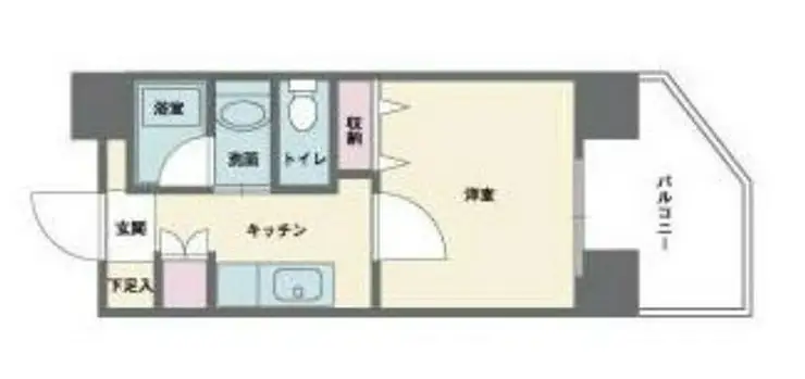 HF西新宿レジデンスEAST 8階階 間取り