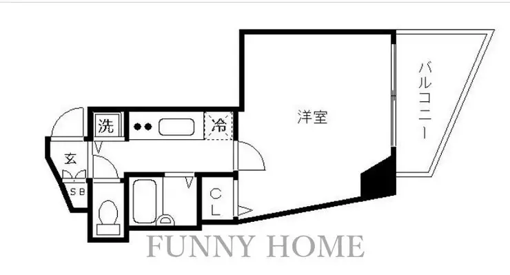 トーシンフェニックス目黒碑文谷 3階階 間取り