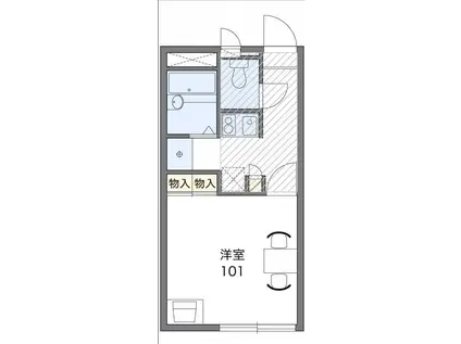 レオパレスアコルデ(1K/2階)の間取り写真