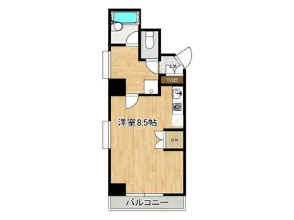 アクト5ビル(ワンルーム/6階)の間取り写真