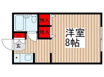 シャトレー保塚(ワンルーム/1階)の間取り写真