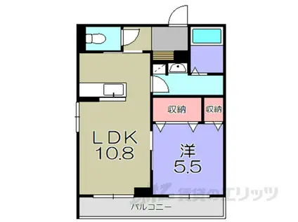 グランロシェ-Y(1LDK/2階)の間取り写真