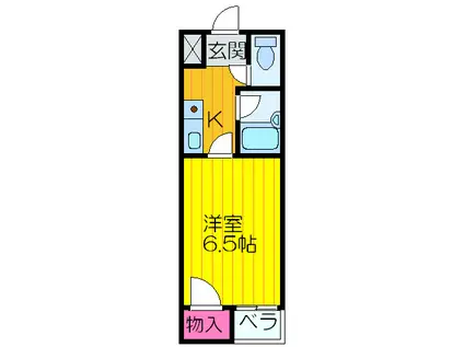 サンロイヤル柴島パート5(1K/3階)の間取り写真