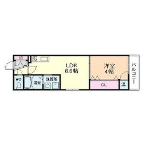 F ASECIA RUMINA(1LDK/3階)の間取り写真