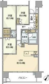 クリオ刈谷セントラルマークス(3LDK/13階)の間取り写真