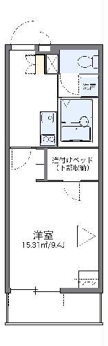 レオパレスSHOTARO(1K/3階)の間取り写真