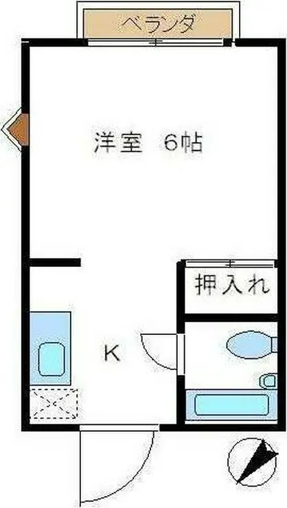 コーポ・サンルート 2階階 間取り