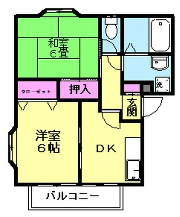 プランタン若泉 1階階 間取り