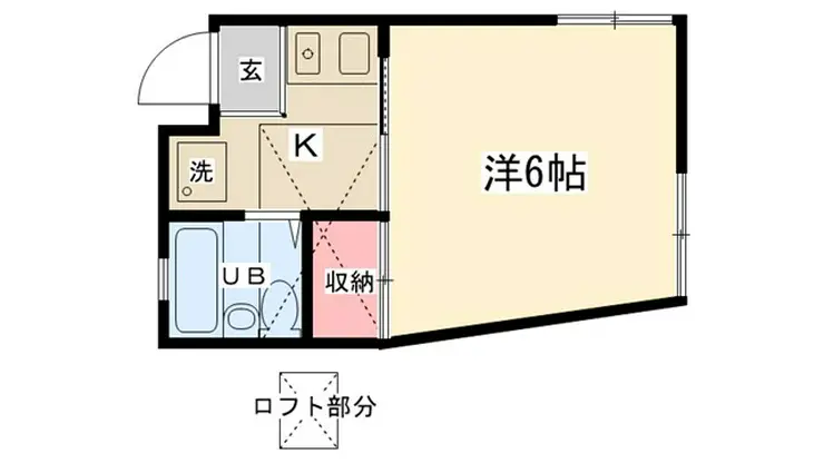 レジョンドール東大沼 1階階 間取り