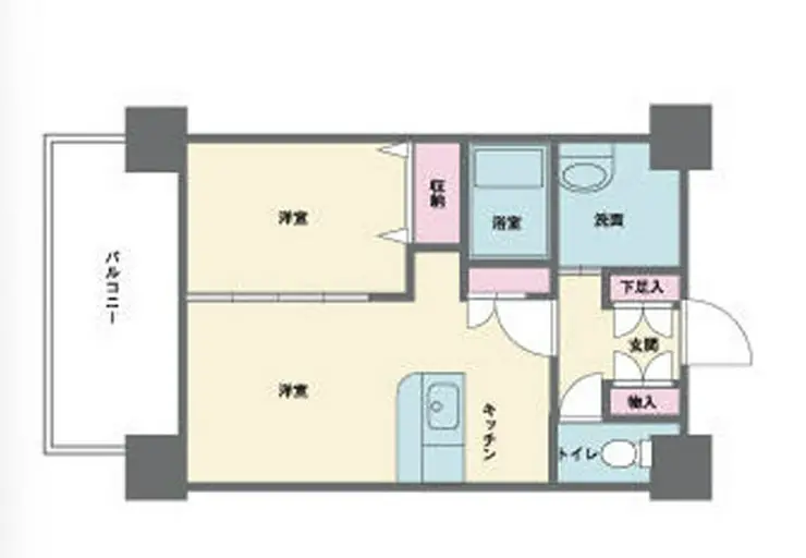 HF西新宿レジデンスEAST 7階階 間取り