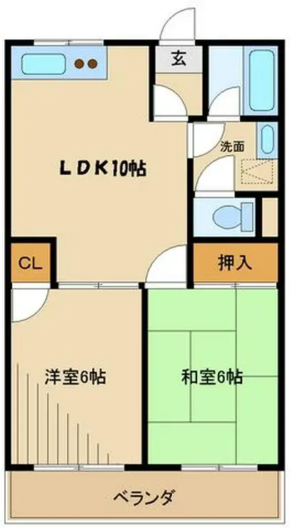 ファミールS&S 4階階 間取り