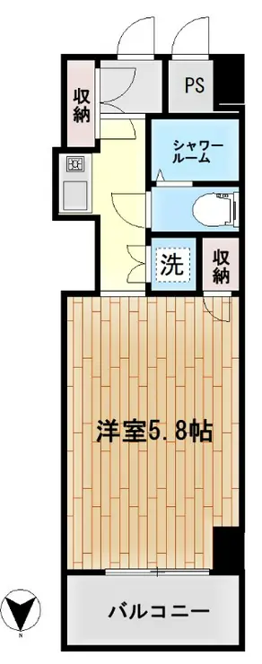 ルネ川崎 7階階 間取り