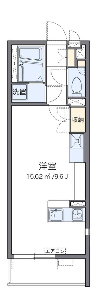 レオネクスト南茨木(ワンルーム/2階)の間取り写真
