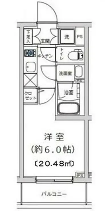 ライジングプレイス綾瀬 2階階 間取り