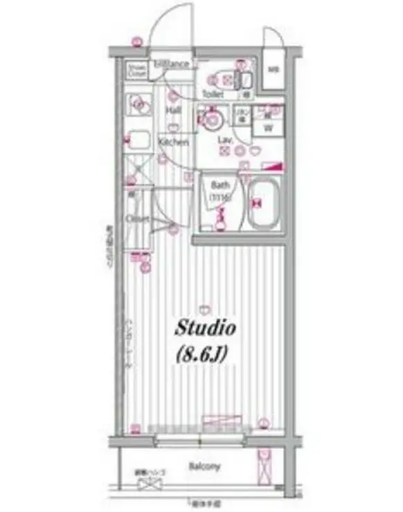 ガーラ・ヴィスタ練馬 4階階 間取り
