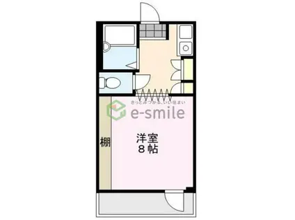 メディカルコーポI(1K/2階)の間取り写真