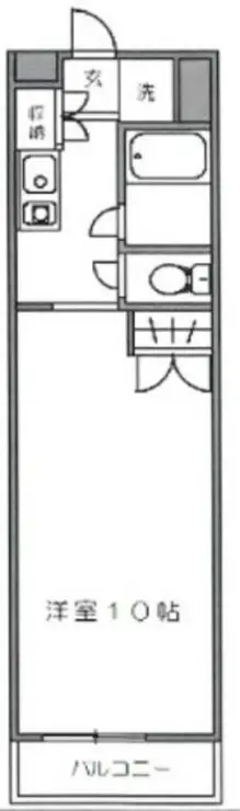 K&M広尾 3階階 間取り