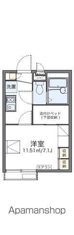 レオパレス西戸部(1K/1階)の間取り写真