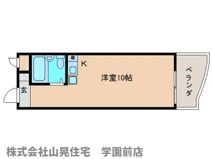 SSKビル(ワンルーム/8階)の間取り写真