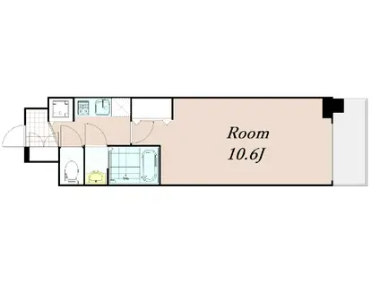 アール京都グレイス(1K/2階)の間取り写真