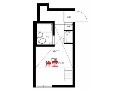 リプロン東蒲田(ワンルーム/1階)の間取り写真