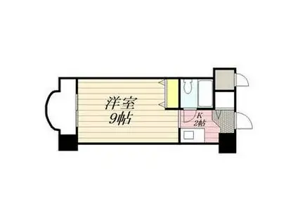 メゾン・ド・グルー(1K/6階)の間取り写真