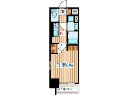 アルモニー勾当台公園(1K/9階)の間取り写真