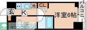 GRANPASEO金町(1K/13階)の間取り写真