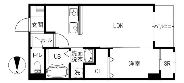 I-VITA IZUMI GRANDE(1LDK/2階)の間取り写真